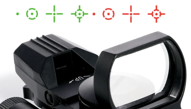 Pinty Red Dot Sight with Integrated Laser Reticle