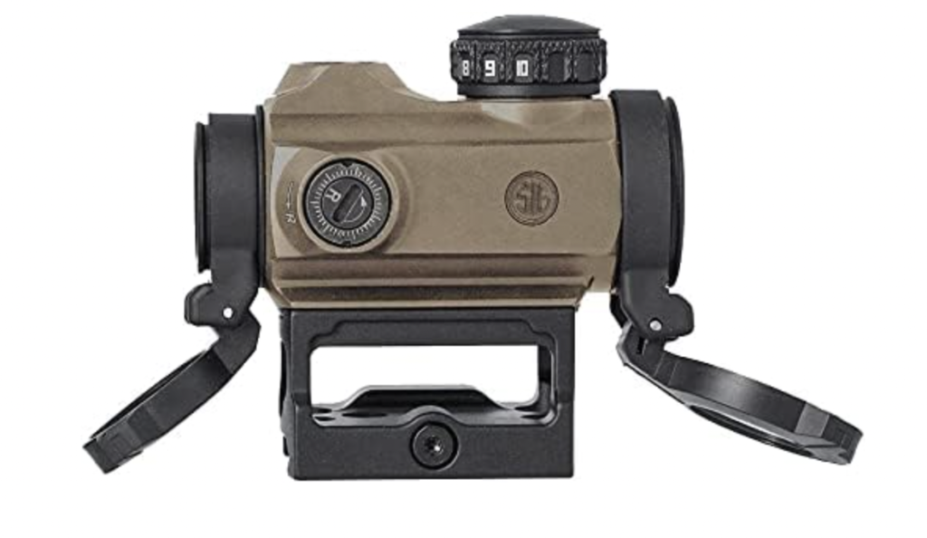 Sig Sauer Romeo-MSR 1x20mm 2 MOA Red Dot Sight Side View