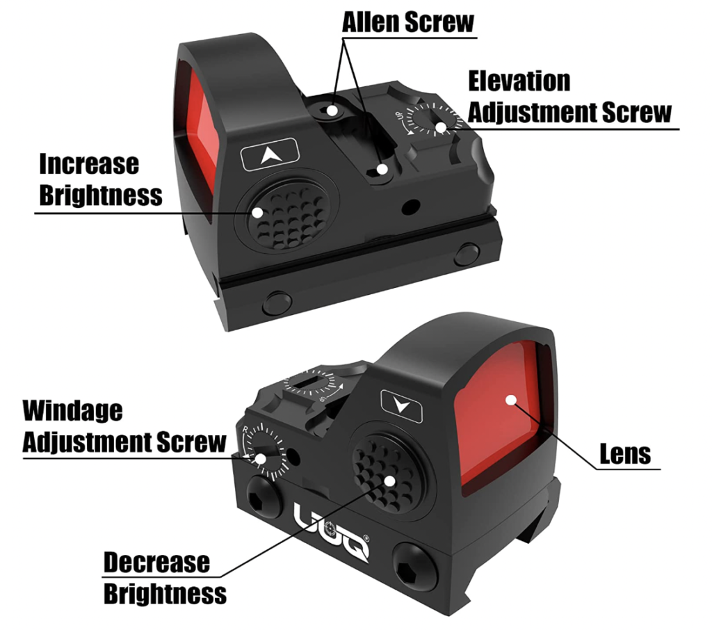 UUQ Mini Reflex Red Dot Sight Features