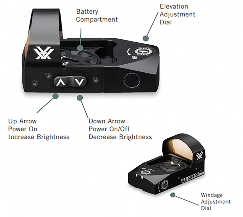 Vortex Optics Venom Red Dot Sight Features