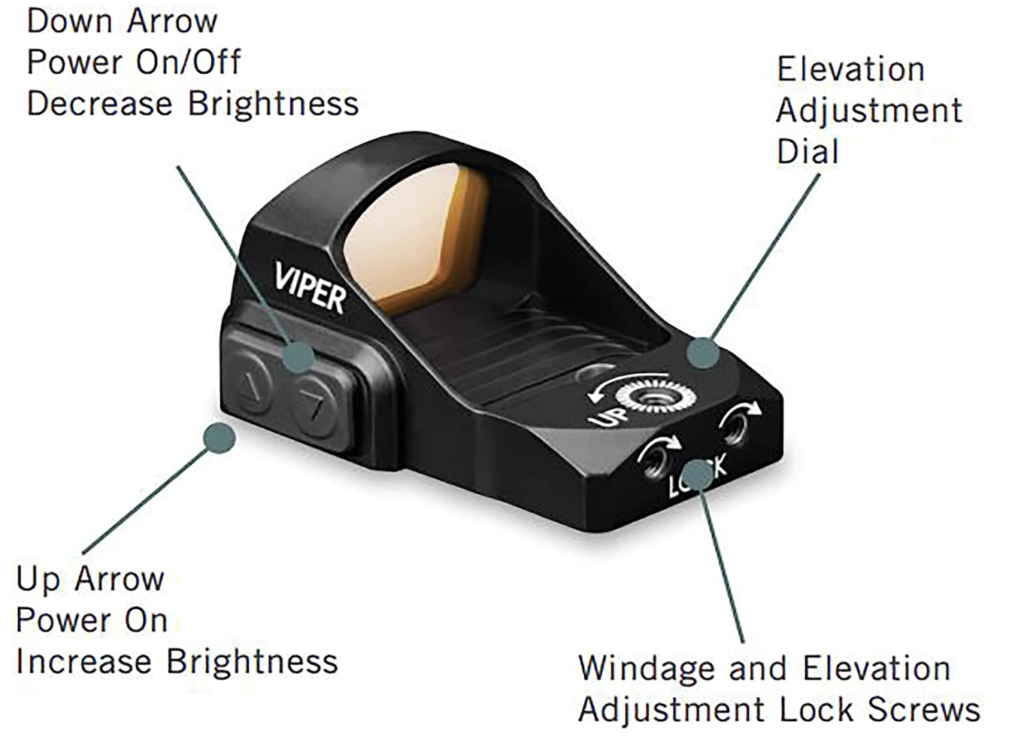 Vortex Optics Viper Red Dot Sight Features