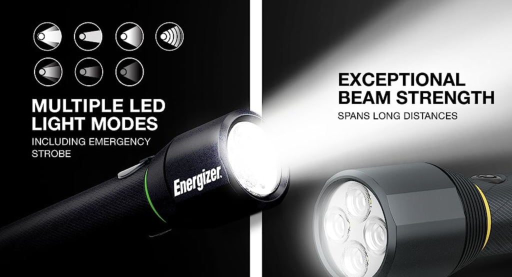 Energizer Flashlight Reviews Beam Strength