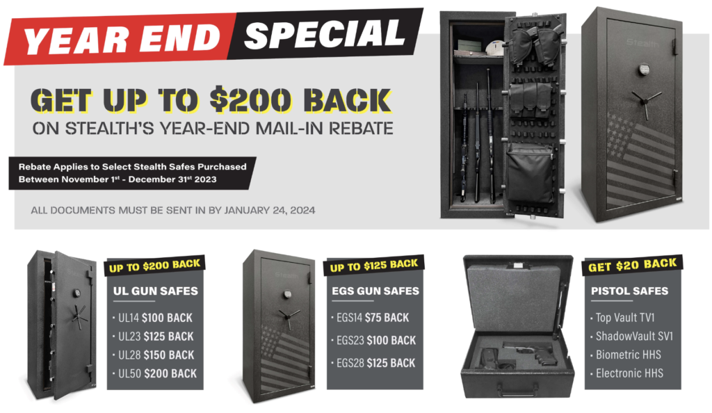 Stealth Black Friday Gun Safe Deals 2023